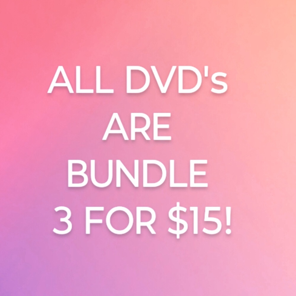 Exclusive Single DVD Bundle - 3 for $15